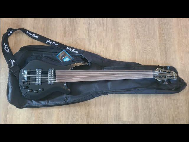 Harley Benton B-650FL BK Progressive Series six-string fretless bass - rant 'n' review