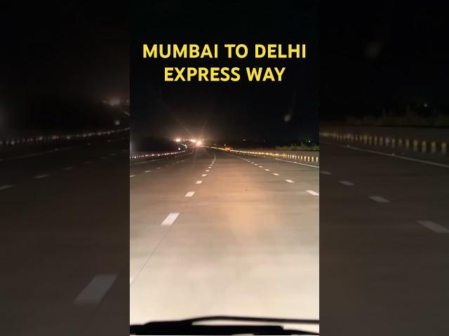 Mumbai to Delhi express way || 1500 km in 15 hours 🫣bharuch to vadodara part ready || #shorts #vira