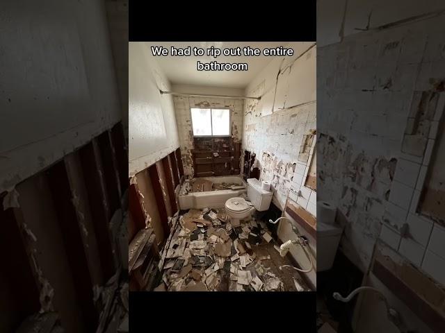 Transformation of an old bathroom|#oldhouserenovation