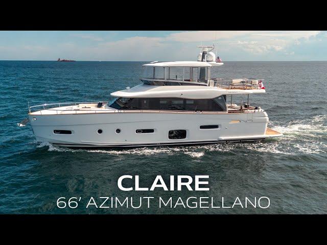 2018 66' Azimut Magellano "Claire" For Sale | 26 North Yachts