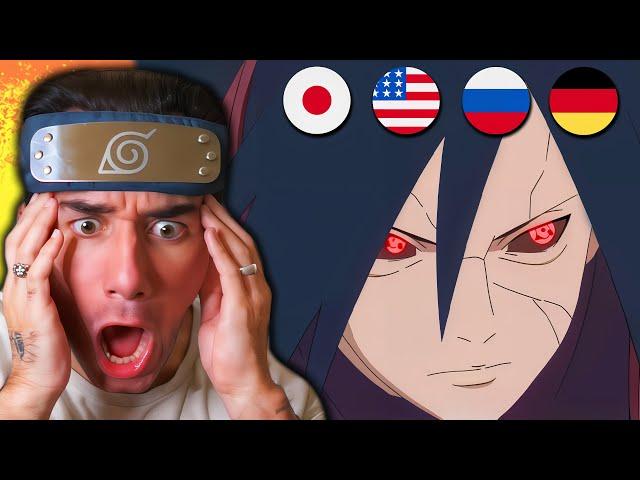 Madara vs Shinobi Alliance IN EVERY LANGUAGE (REACTION)