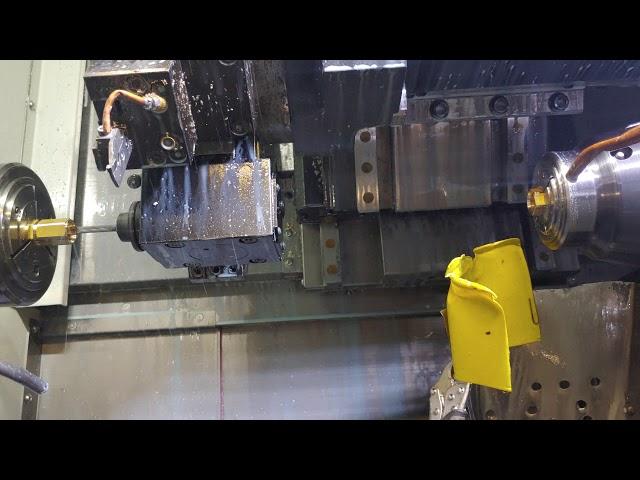 Would you program a part like this?? Doosan lynx 2100lsy sub spindle