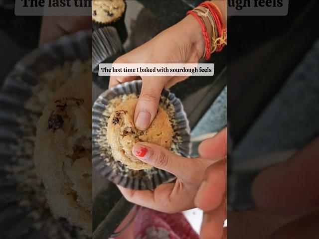 My Kids *Baked* Eggless Sourdough Banana Bread Muffins #sourdough #bananabread