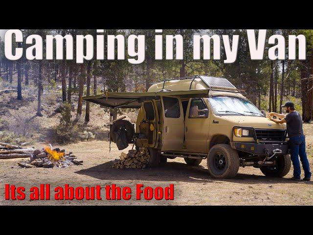 Camping in a Van - It's all about the Food