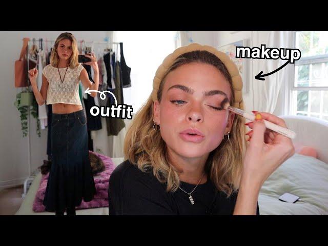 GET READY WITH ME *chit chat* hair, makeup, outfit | Summer Mckeen