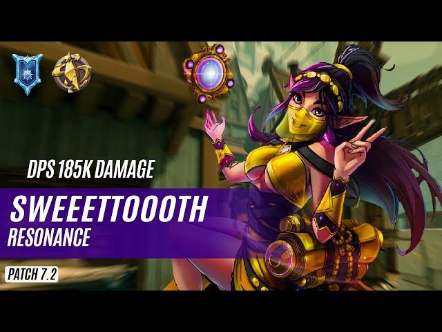 DPS 185K DAMAGE SweeetToooth YING PALADINS COMPETITIVE (DIAMOND) RESONANCE