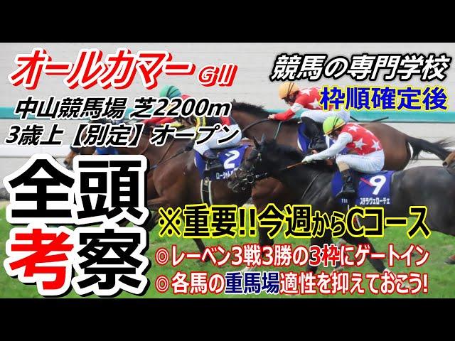 【オールカマー2024】全頭考察 赤が似合うレーベンスティール 3戦3勝の3枠に