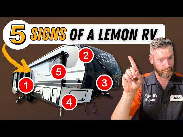 5 Signs of a Lemon RV