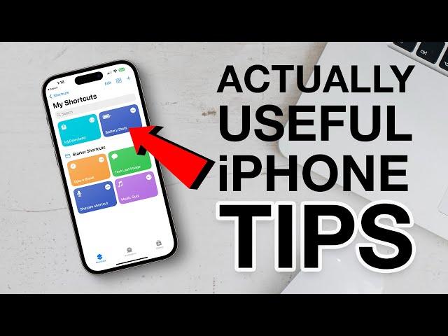 14 ACTUAL hidden iPhone features / tips & tricks!