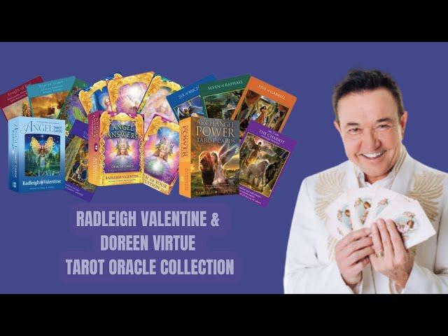 My entire Radleigh Valentine & Doreen virtue tarot oracle collection