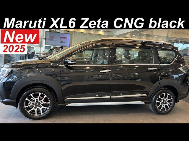 Maruti XL6 Zeta CNG ️Black 2025 l Full detailed Review l #marutisuzuki