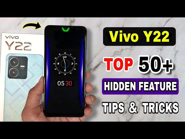 Vivo Y22 Tips & Tricks | Vivo y22 50+ hidden features, camera setting | vivo y22 features in hindi