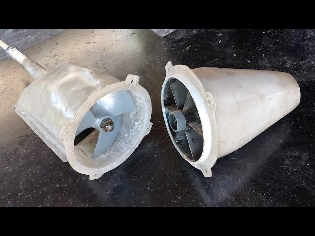 build your own water jet unit from PVC pipe and fiberglass