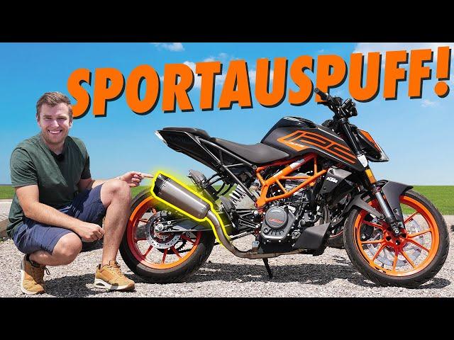 KTM DUKE 125CCM TUNING SPORTAUSPUFF EURO 5 LEGAL?