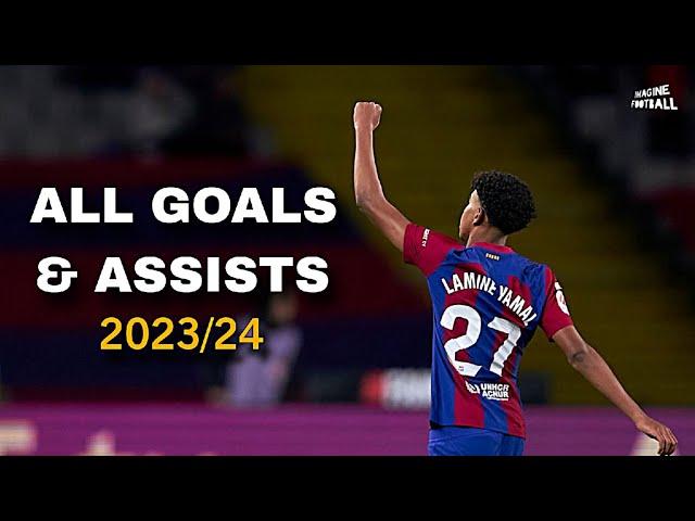 Lamine Yamal - All Goals and Assists for FC Barcelona so far - 2023/24