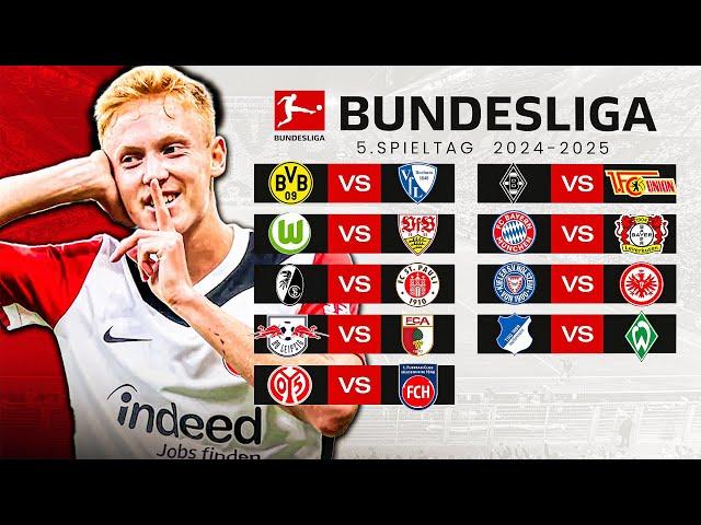 Matchday 5 - BUNDESLIGA KICKTIPP 2024/2025