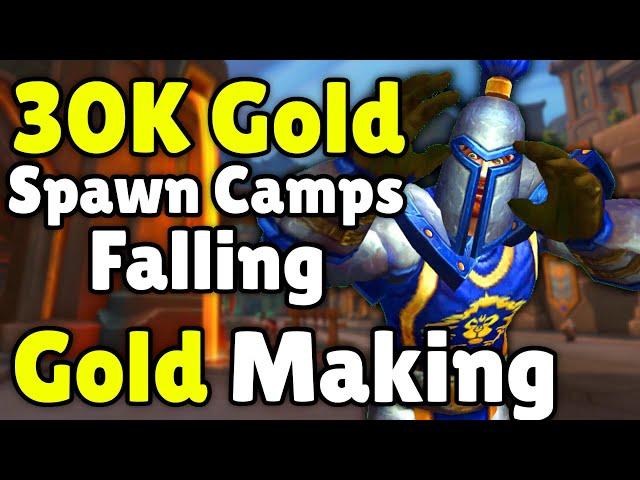 30k Gold, Rare Spawn Camping, Falling BUG! In WoW - Today In Gold Making, Gold Farming