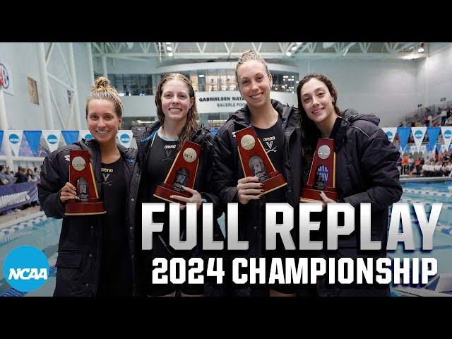 2024 NCAA DI women's swimming & diving championship | FULL REPLAY