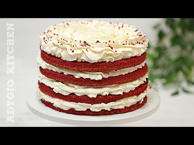 Tort Red Velvet sau Tort Catifea Rosie / Red Velvet Cake | Adygio Kitchen