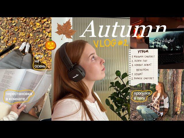 autumn vlog #2 // романтизация осени 100%, перестановка, открываю ип, велосипед и сумерки