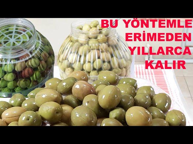 ARADIĞINIZ TARİF ‼️ TÜM PÜF NOKTALARIYLA ASLA ERİMEYEN YEŞİL ÇİZME ZEYTİN YAPIMI