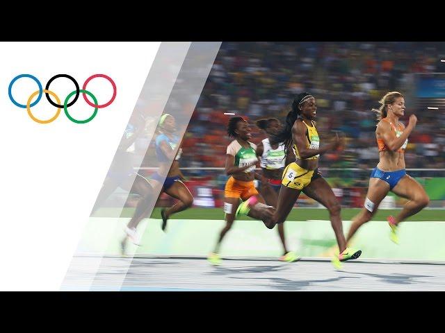 Thompson wins gold in the Women's 200m sprint