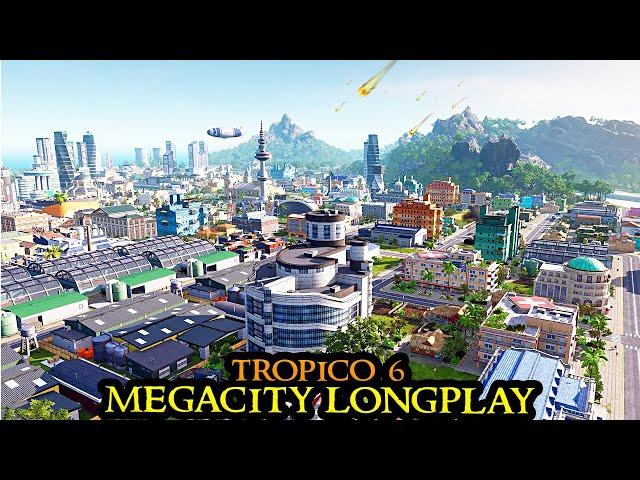 Tropico 6 MEGACITY Longplay From Scratch || City Builder Tropical BEAUTIFUL Gameplay Strategy