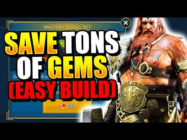 Save THOUSANDS Of Gems With EASY THOR BUILD! (No Books, No Blessings)