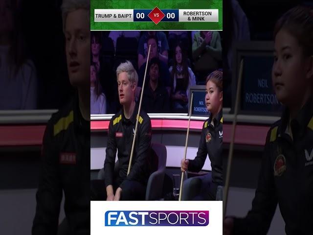 Robertson & Mink’s snooker brilliance! See their exceptional skills | Fast Sports