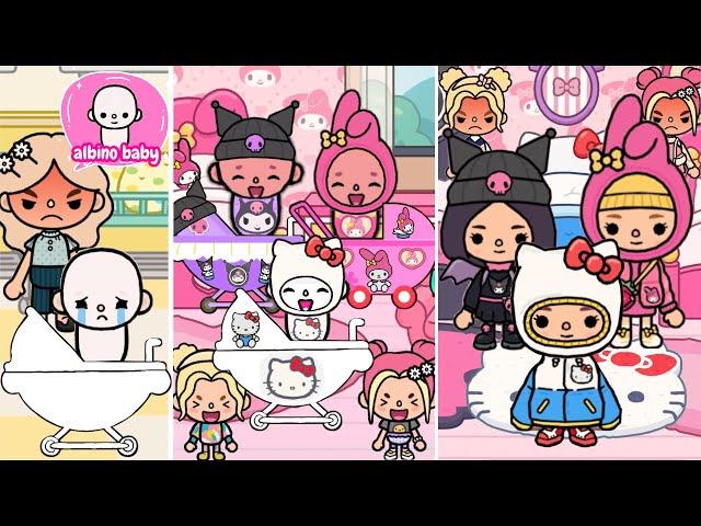 Albino Girl Becomes Hello Kitty Actress | Toca Life Story