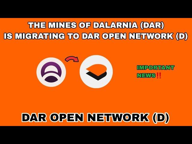 D COIN WILL SKYROCKET IN 2025 MINES OF DALARNIA IS MIGRATING TO DAR OPEN NETWORK CRYPTO GAMING GEM