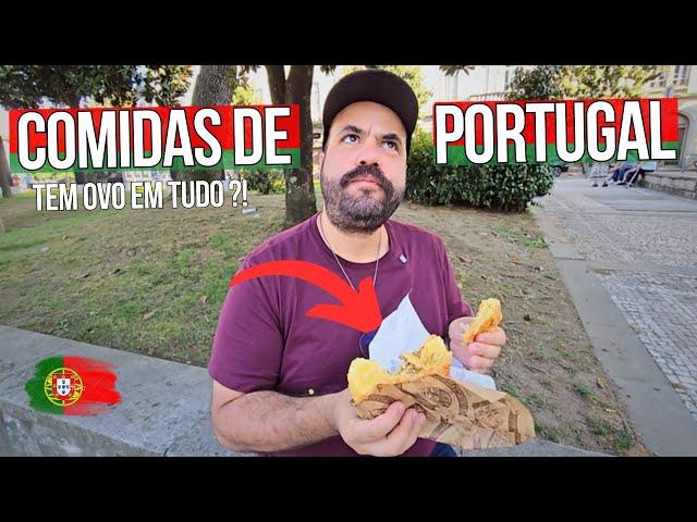 1 HORA DE VLOG, PROVANDO COMIDAS PORTUGUESAS e CONHECENDO BRAGA EM PORTUGAL!