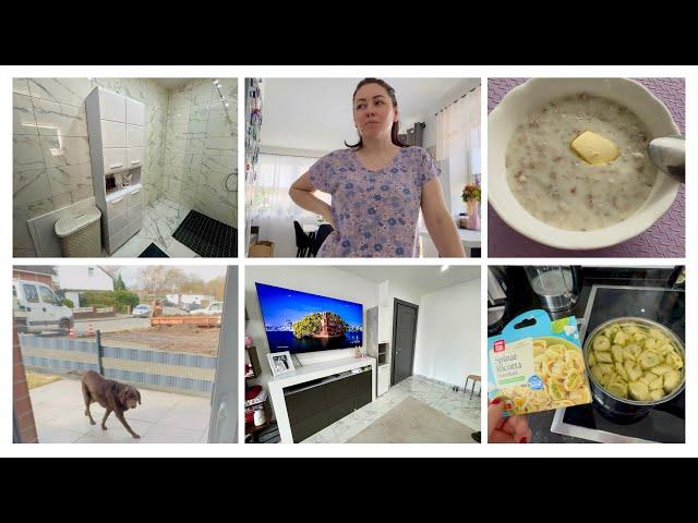 ОБНОВИЛИ ванную комнату - НОВЫЙ ШКАФ!️ Перестановки в гостинойОВСЯНКА на молокеЖизнь в Германии