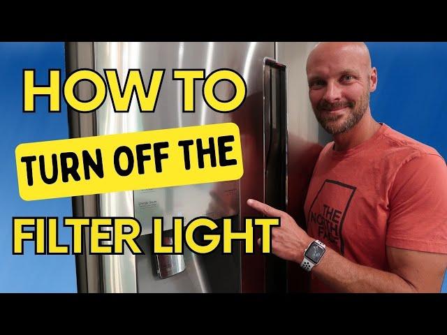 How To RESET the Filter Light on Samsung Refrigerator