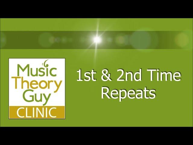 Clinic: Repeats - 1st & 2nd Time Repeats