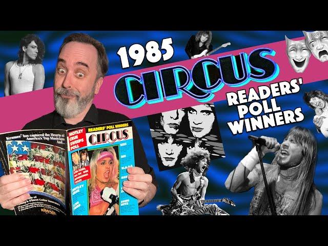 Circus Magazine Readers’ Poll Winners For 1985 | Best Metal and Rock of the Year