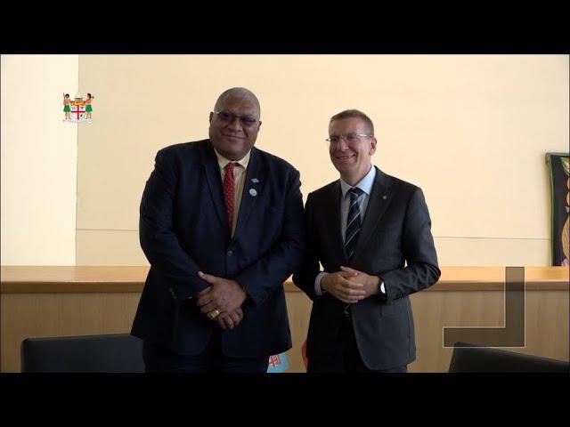 Fiji's President held a bilateral meeting with Latvia's President at the 79th UNGA meeting