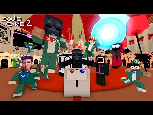 SQUID GAME SEASON 2 MINGLE CHALLENGE - MinePaw Minecraft Animation
