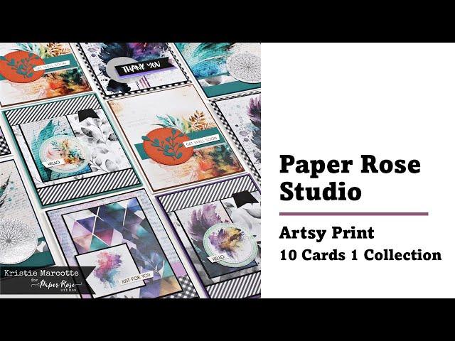 Paper Rose Studio | Artsy Print | 10 Cards 1 Collection