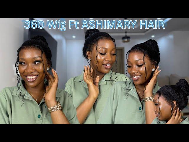 360 Versatile Wig Ft Ashimary Hair | Pre cut + Pre bleached and Pre Plucked