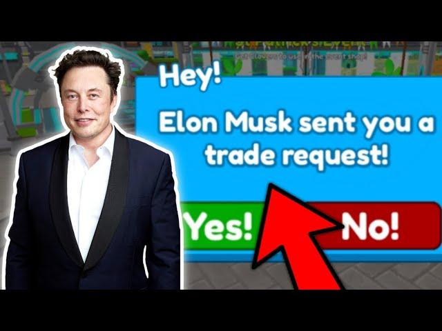 Elon Musk Sent Me A TRADE And THIS Happened...  | Toilet Tower Defense Roblox