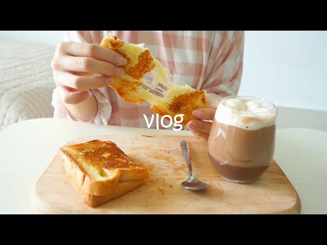 Vlog: Enjoy making delicious food | Grilled Cheese Sandwich | Sundubu Jjigae | French Fries