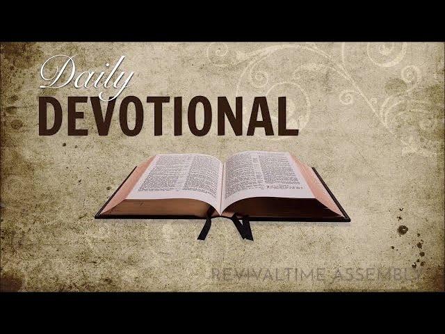 Daily Devotion with Pastor Andy Philip