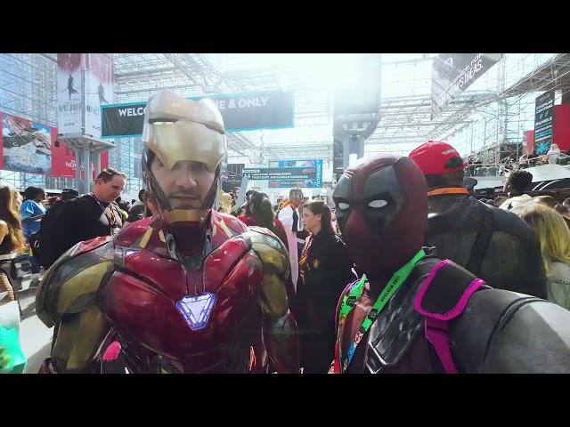 DEADPOOL MEETS IRON MAN FRANKLY BUILT NEW YORK COMIC CON