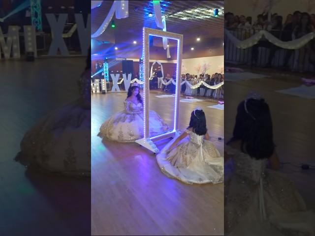 Mirror dances always manage to bring tears to my eyes  #quinceañera #sweet16  #xvaños #viralvideo