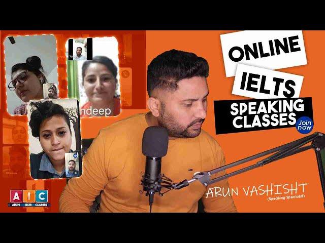 Offline IELTS Speaking Class by Arun Vashisht Sir