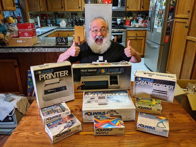 Mattel Aquarius Computer - 8bit Retro Radofin - Unboxing -  Mattel Electronics 1980s
