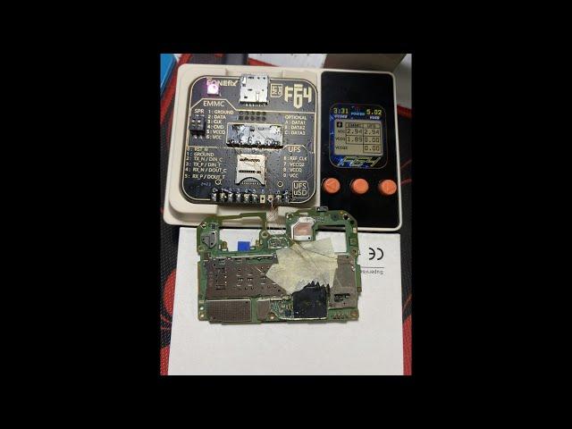 HOW CONNECT ISP VIVO Y19S UNISOC SPD CHIP AND FRP REMOVE DONE BY F64 BOX(ISP EMMC)