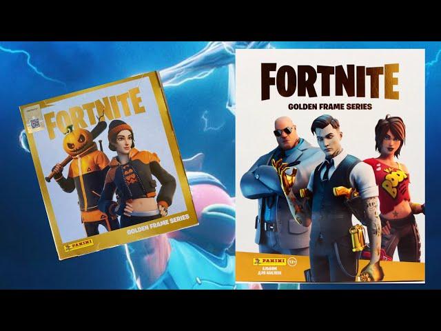 PANINI Fortnite Golden Frame Series Обзор