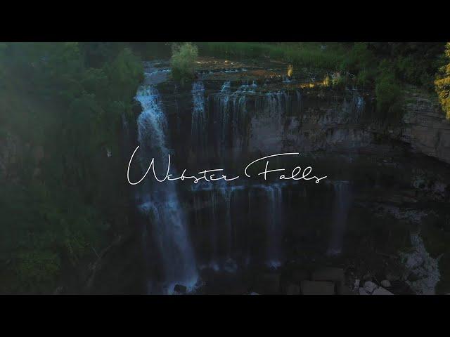 Webster's Falls Hamilton Ontario. Shot on DJI Mavic Pro 2